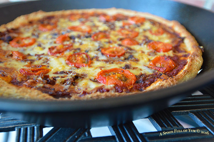 Roasted Tomato & Bacon Pizza