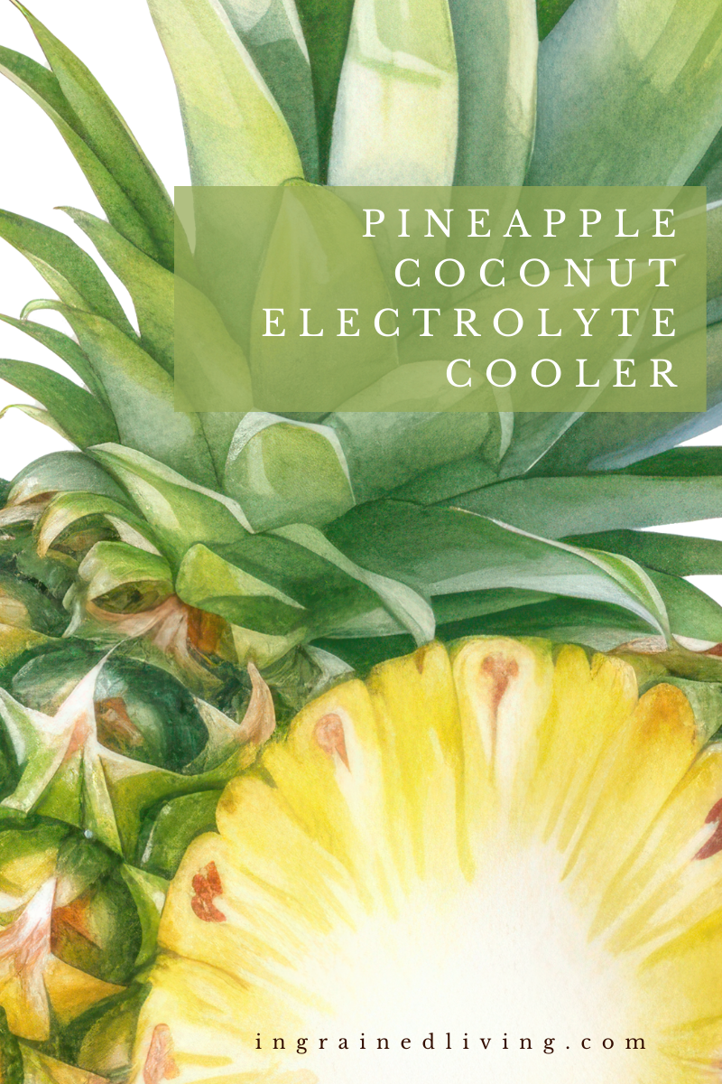 Pineapple Coconut Electrolyte Cooler